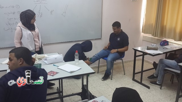 تمرير دورة الاسعاف الاولي بالثانوية الجديدة